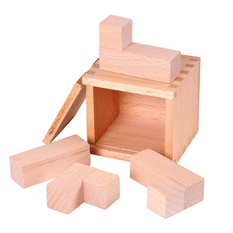 Woodworking Kids Toys - Волшебный IQ, косое размещение блоков, деревянная
