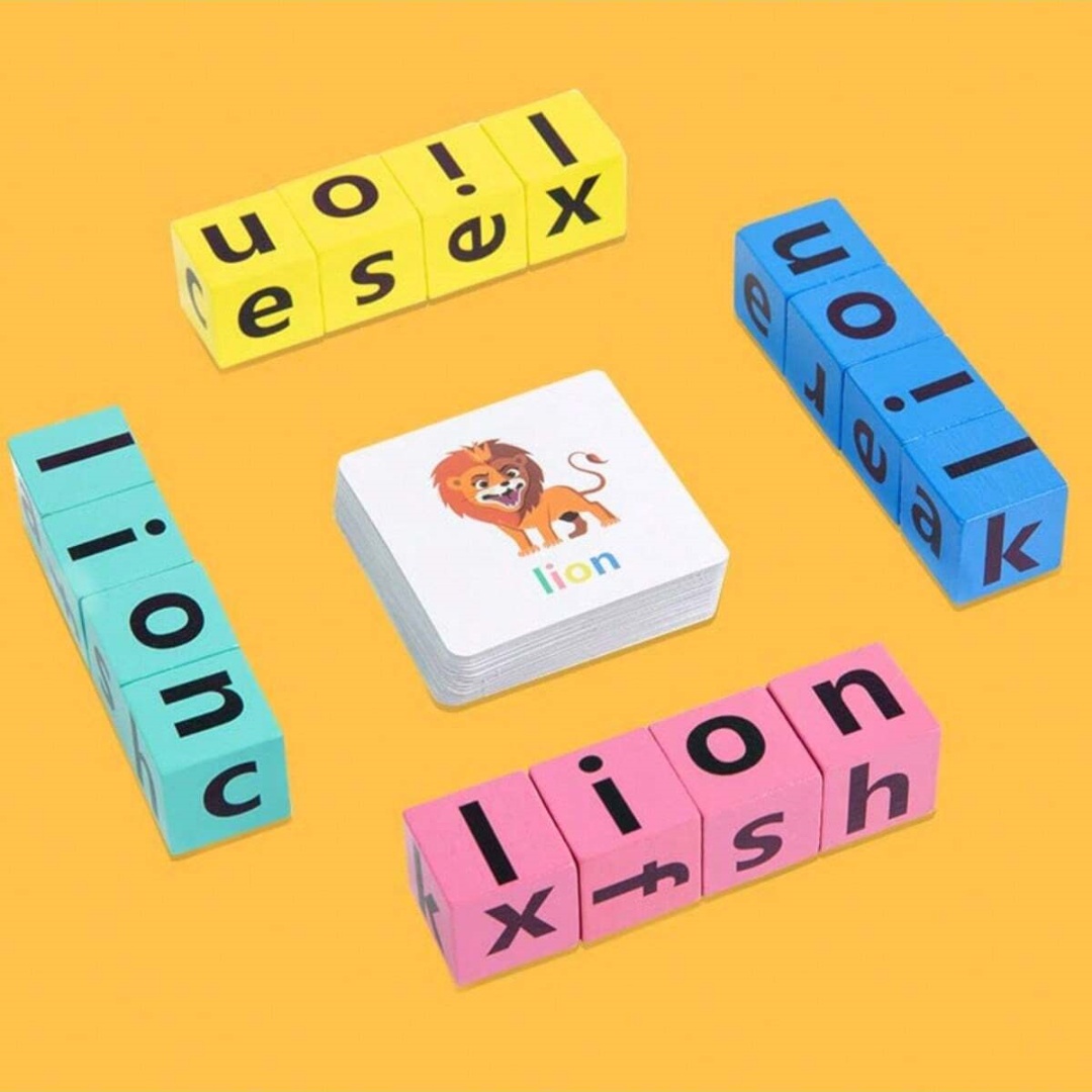 Woodworking Kids Toys - Детская настольная игра для изучения алфавита,
