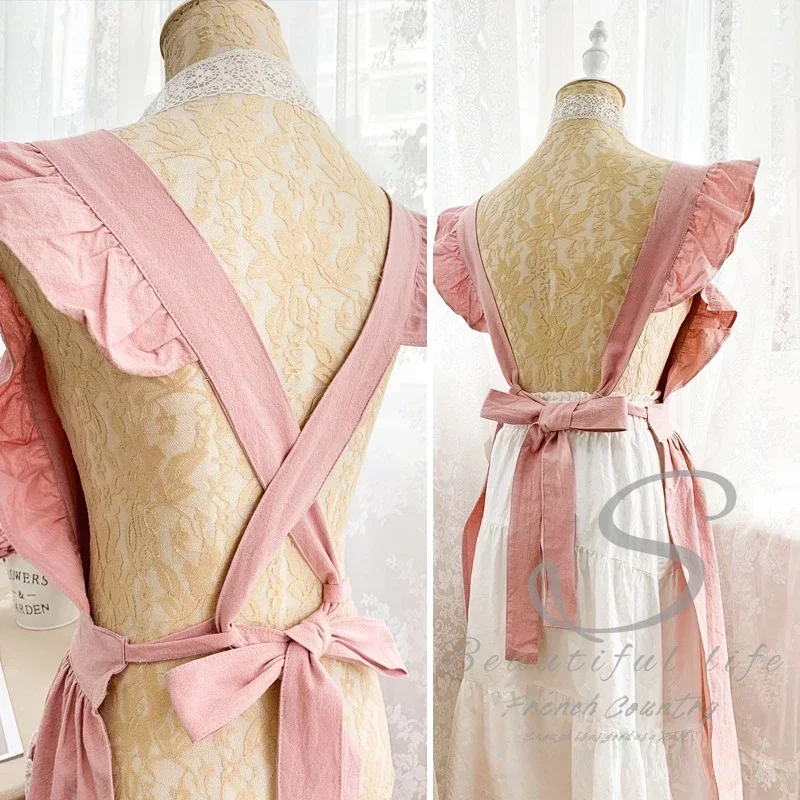 Woodworking Apron - Фартук женский из хлопка и льна,