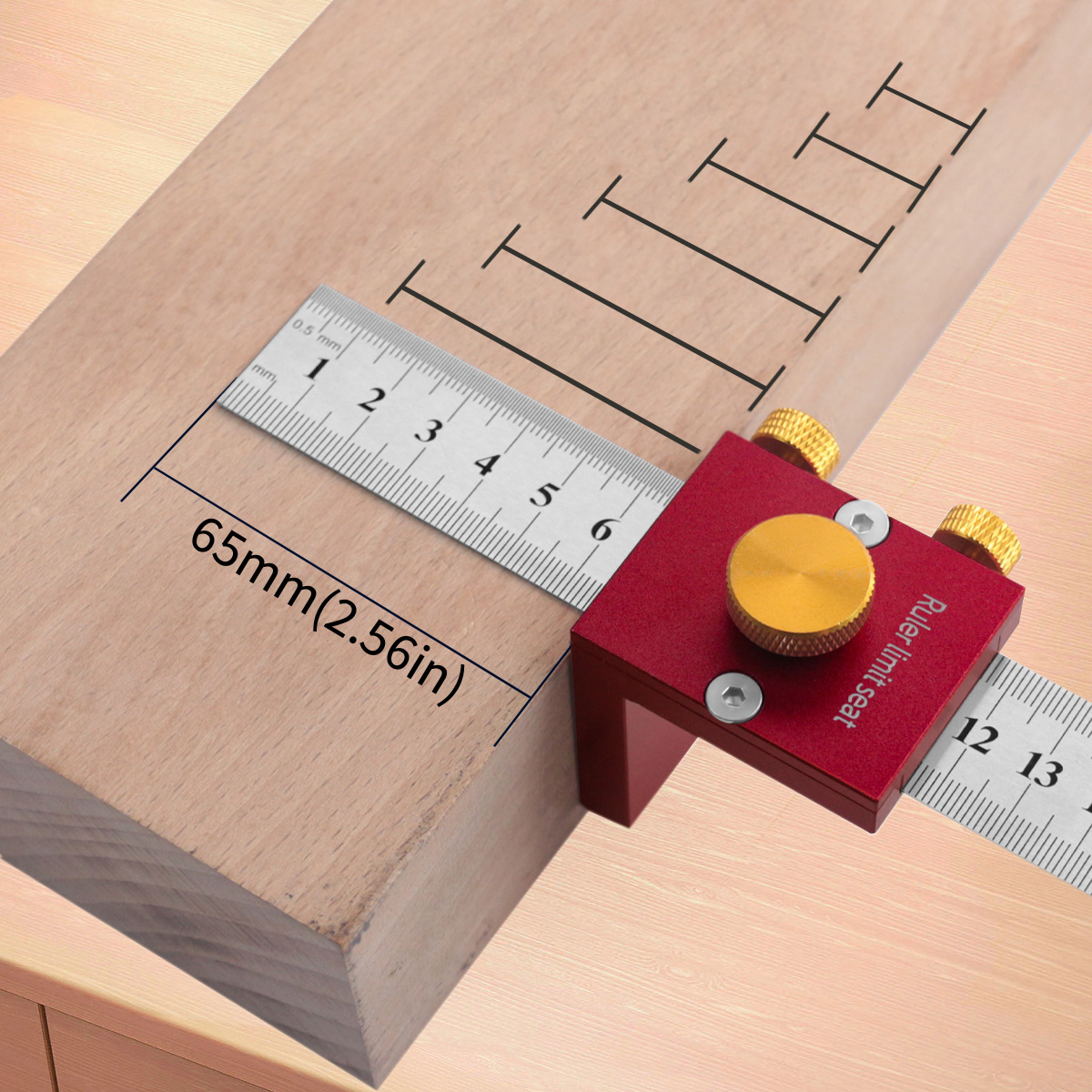 Marking Gauge Tool - 30 см/12 дюймов писчая линейка 90