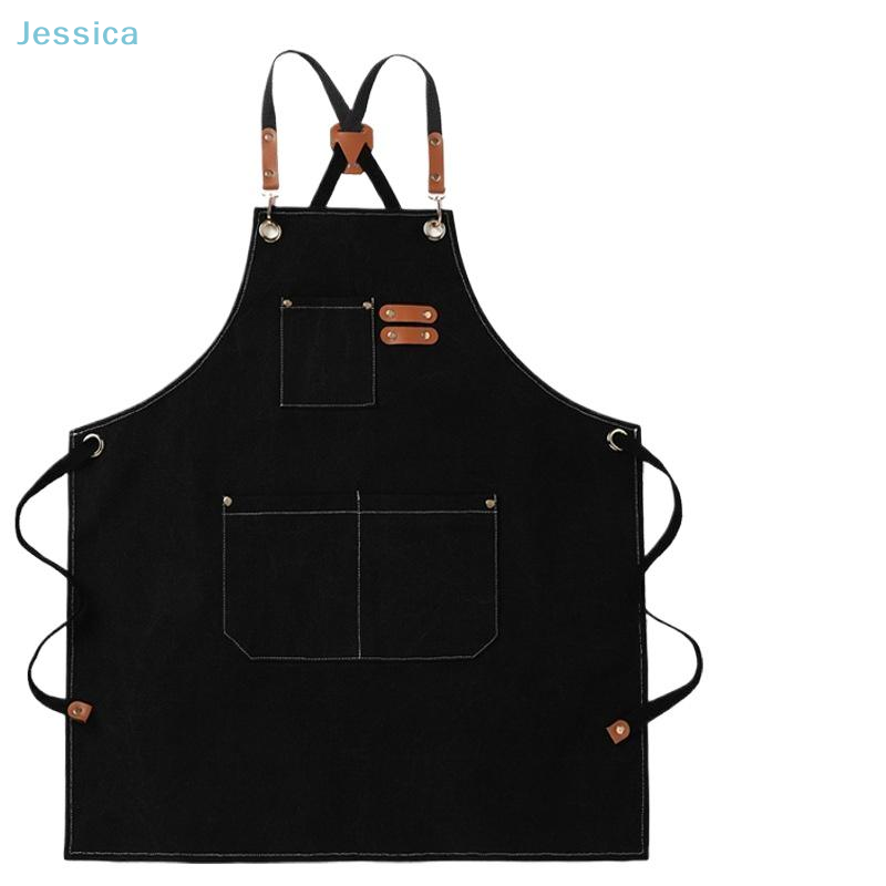 Woodworking Apron - ♥ Черный джинсовый фартук с несколькими