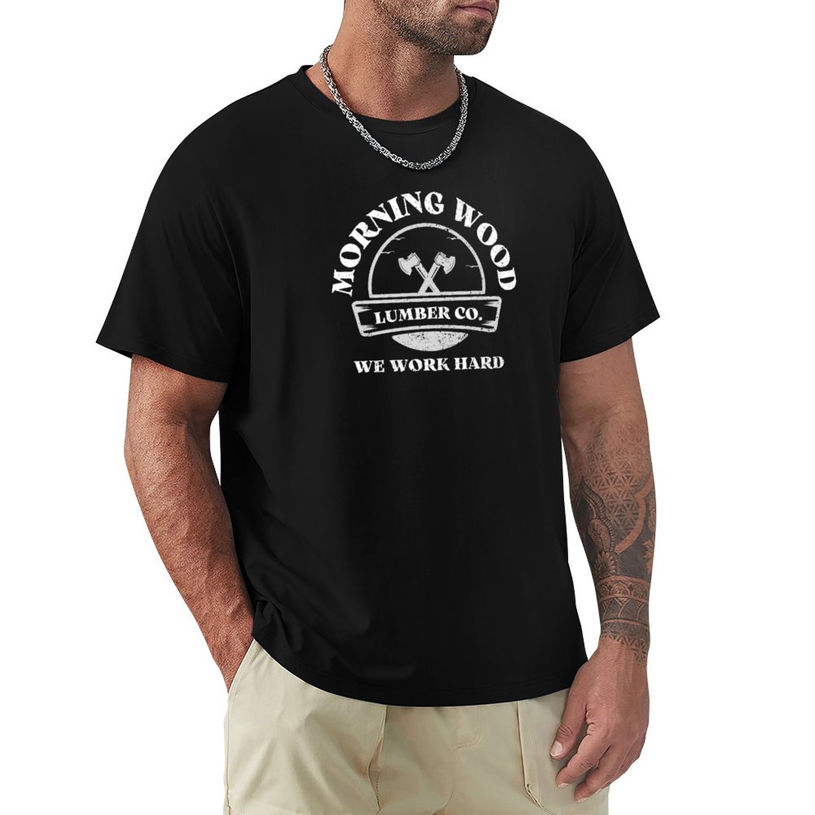 Lumber Woodworking - Футболка Morning Wood Lumber Company We