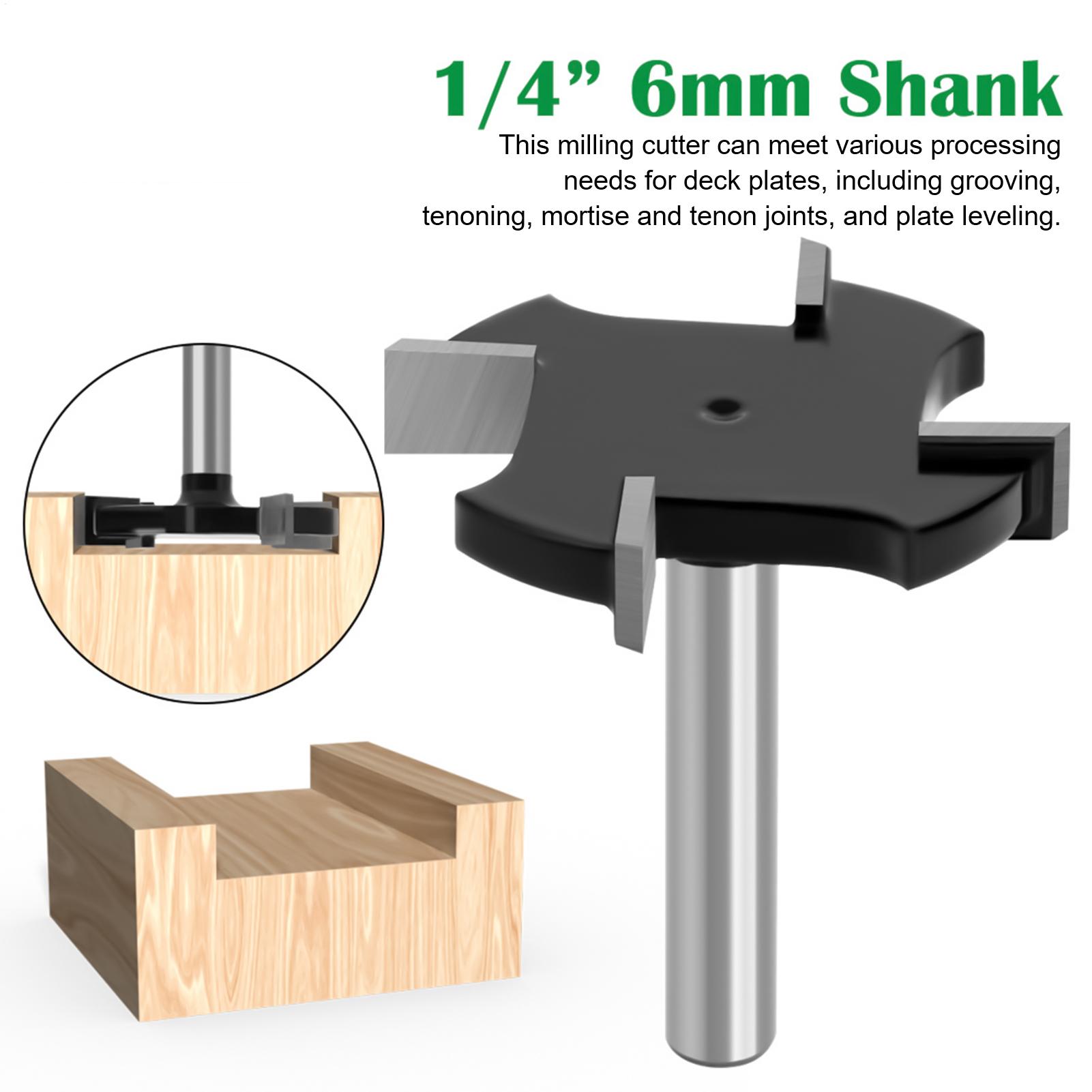 Router Bits For Woodworking - Фреза для выравнивания поверхности, хвостовик 1/4