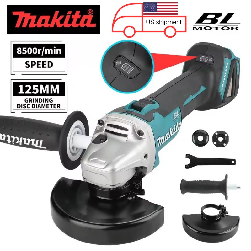 Woodworking Usa - Бесщеточная электрическая угловая шлифовальная машина Makita