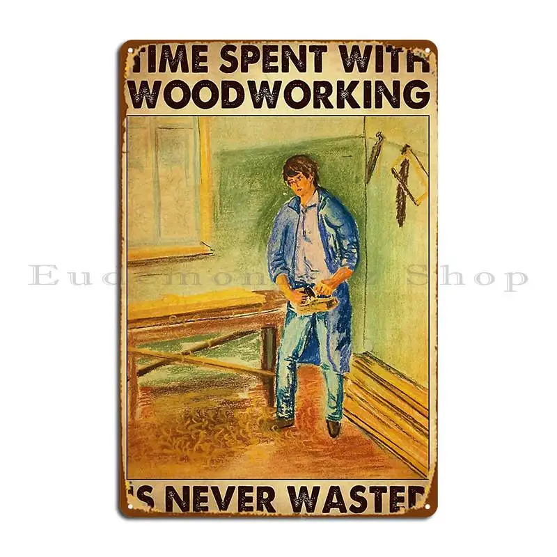 Woodworking Meaning - Плотницкий человек с деревообработкой, значениеми, металлическая