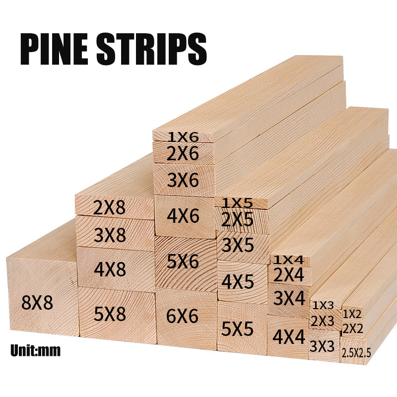 Lumber Woodworking - Доски из массива сосны, прямоугольные, для