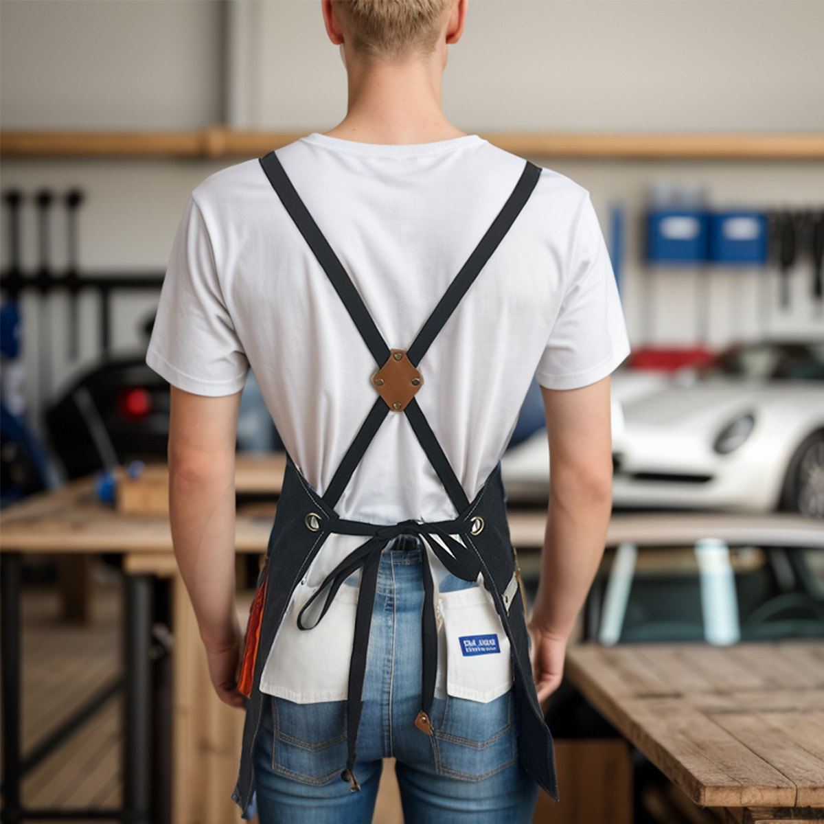 1 шт. Регулируемый наплечный р – обзор и цена Woodworking Apron