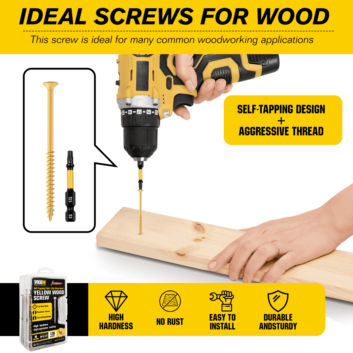 VKKM 130 шт. # Саморезы для те – обзор и цена Lumber Woodworking