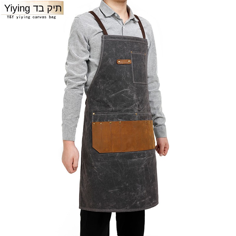 Фартук из вощеного холста с ка – обзор и цена Woodworking Apron