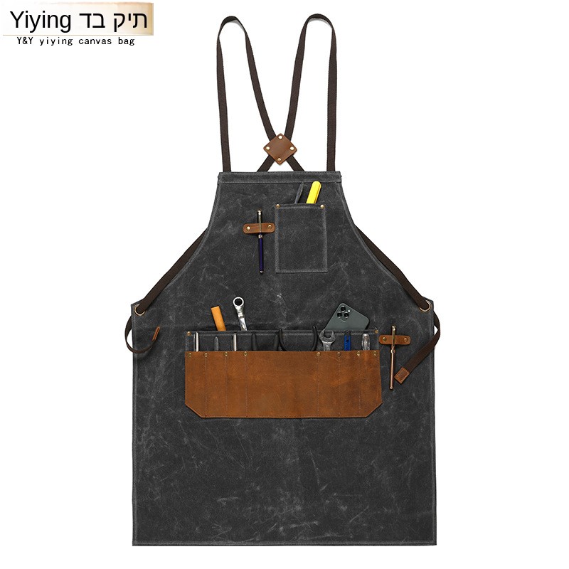 Фартук из вощеного холста с ка – обзор и цена Woodworking Apron