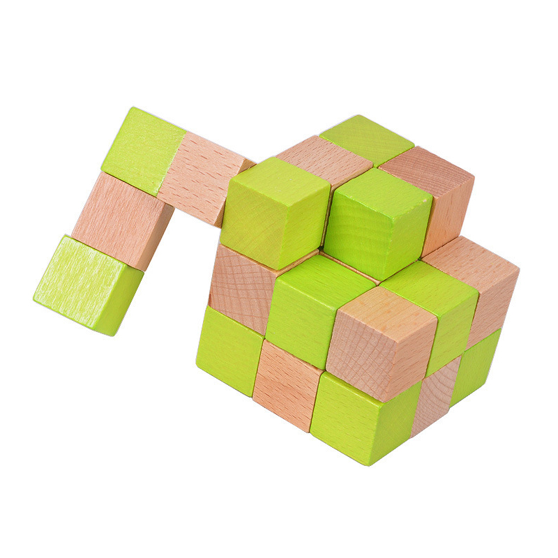 Деревянный кубик змеи, головол – обзор и цена Woodworking Kids Toys