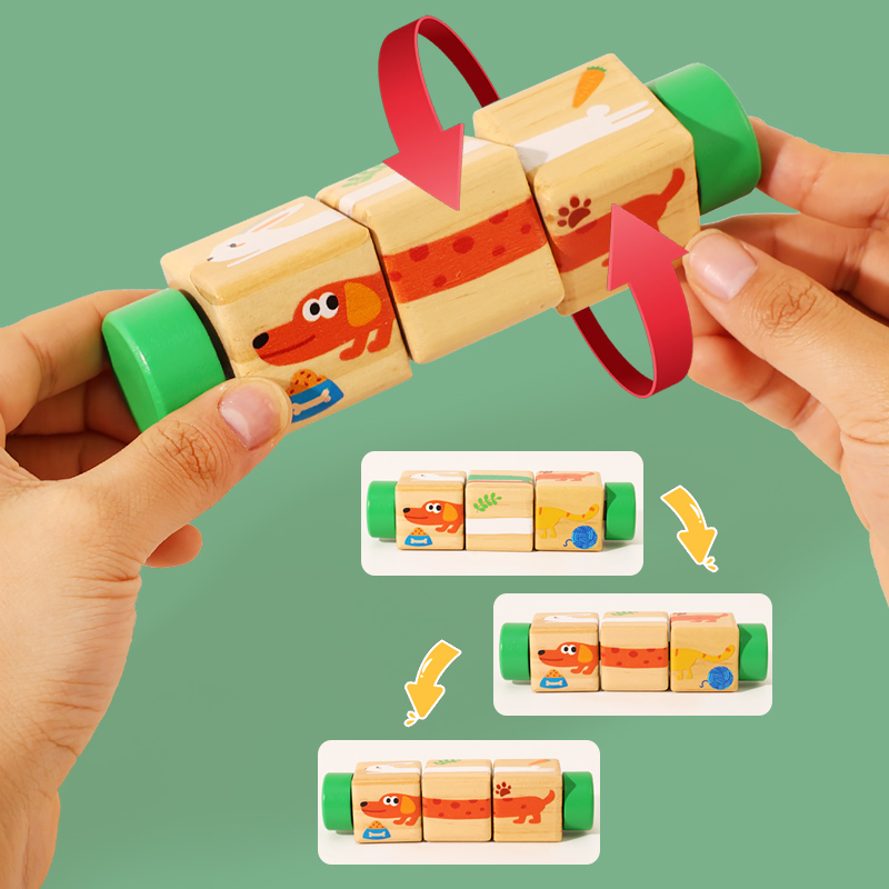 1 шт. Деревянная вращающаяся г – обзор и цена Woodworking Kids Toys