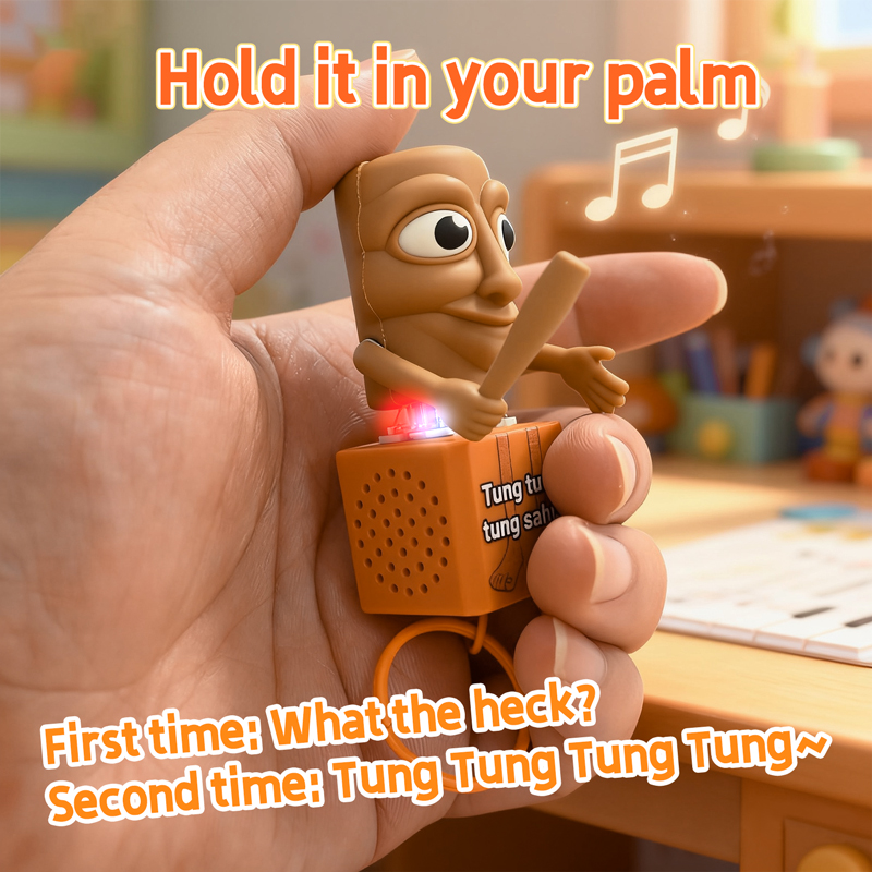 Брелок-подвеска Tung tung tung – обзор и цена Woodworking Kids Toys