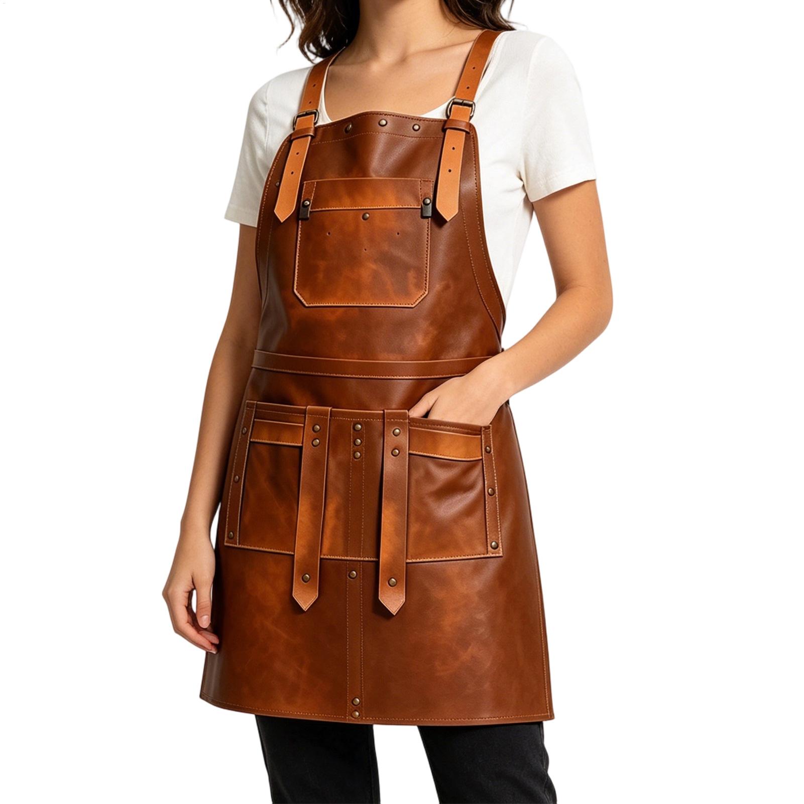 Кожаный фартук с множеством ка – обзор и цена Woodworking Apron