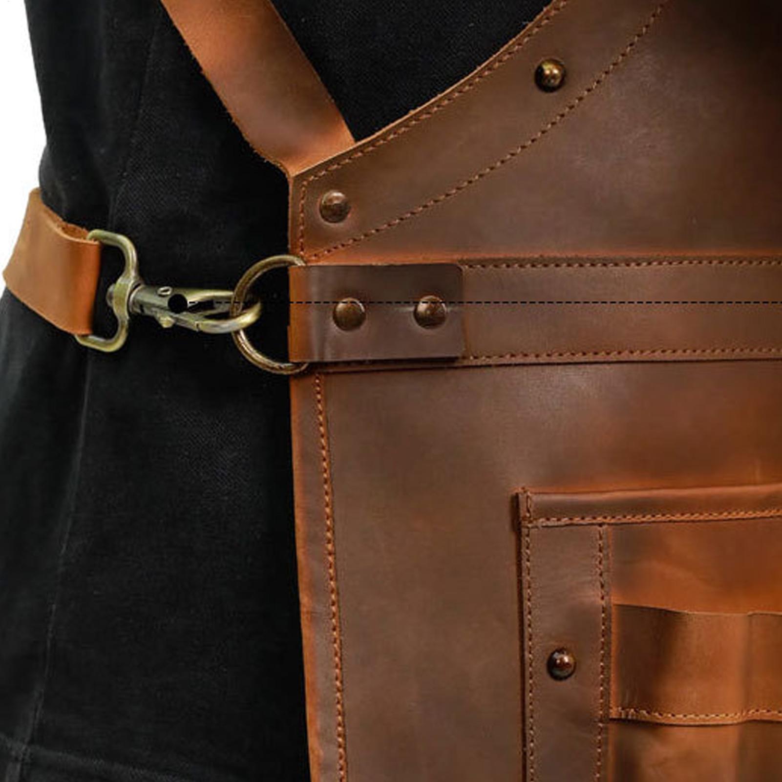 Кожаный фартук с множеством ка – обзор и цена Woodworking Apron