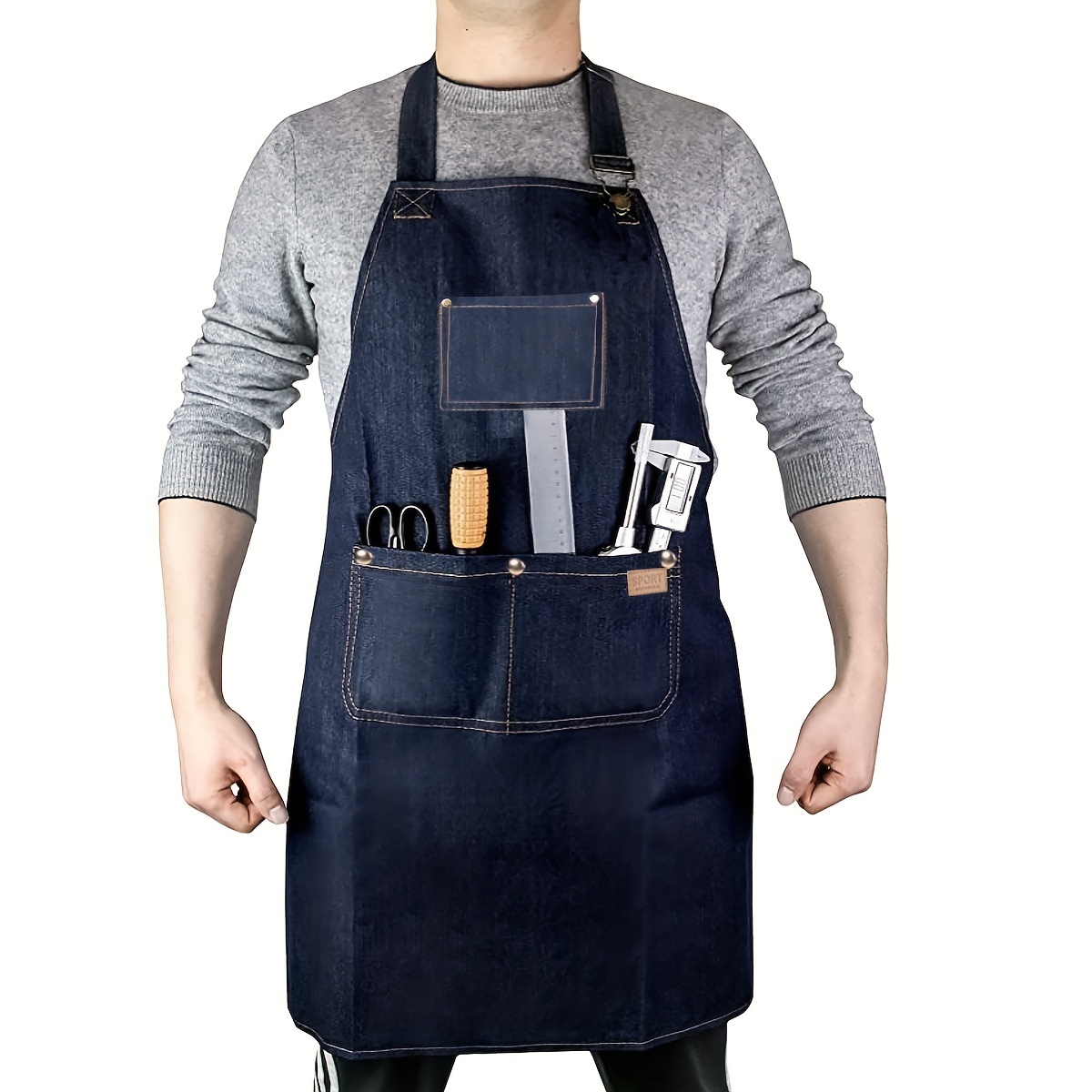 Легкий джинсовый джинсовый фар – обзор и цена Woodworking Apron